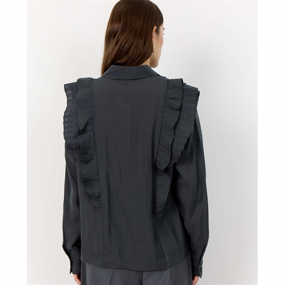 Levete Room LR-KARLINA 1 Skjorte, Black Oyster